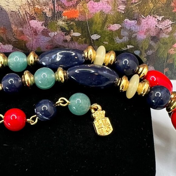 Liz Claiborne Multi-Color Acrylic Necklace - Picture 4 of 5